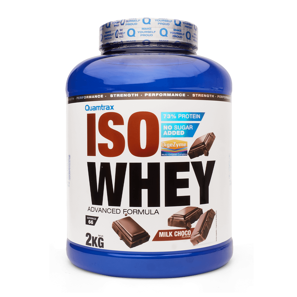 Isowhey - 2kg - Chocolate Con Leche - Proteína De Aislado De Suero Isolate - Quamtrax_0