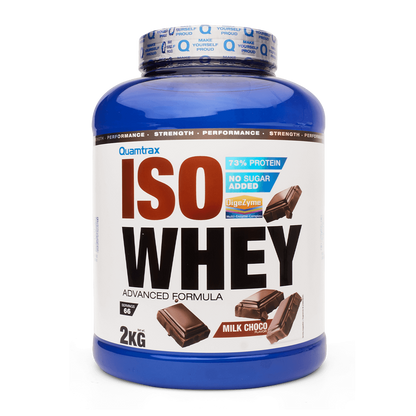 Isowhey - 2kg - Chocolate Con Leche - Proteína De Aislado De Suero Isolate - Quamtrax_0