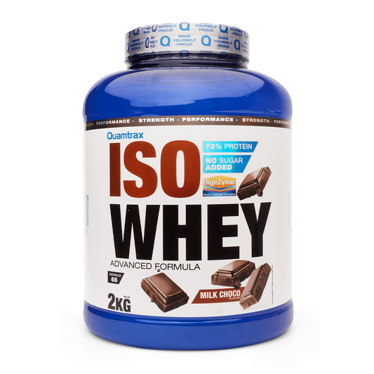 Isowhey - 2kg - Chocolate Con Leche - Proteína De Aislado De Suero Isolate - Quamtrax_0