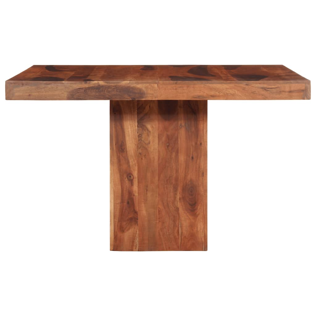 Mesa De Comedor Madera Maciza De Acacia 120x120x77 Cm_1