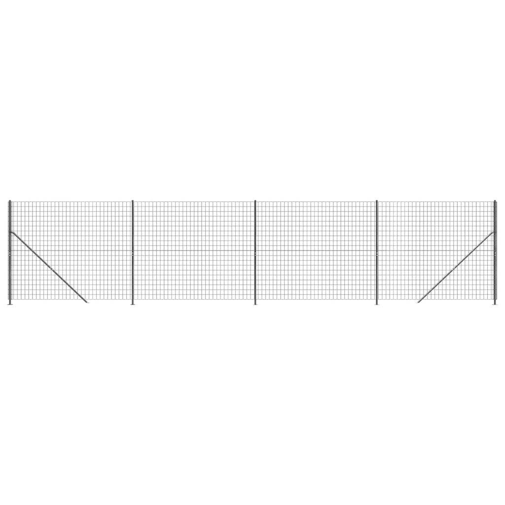 Cerca De Alambre Con Brida Gris Antracita 1,8x10 M / Vetonek_2
