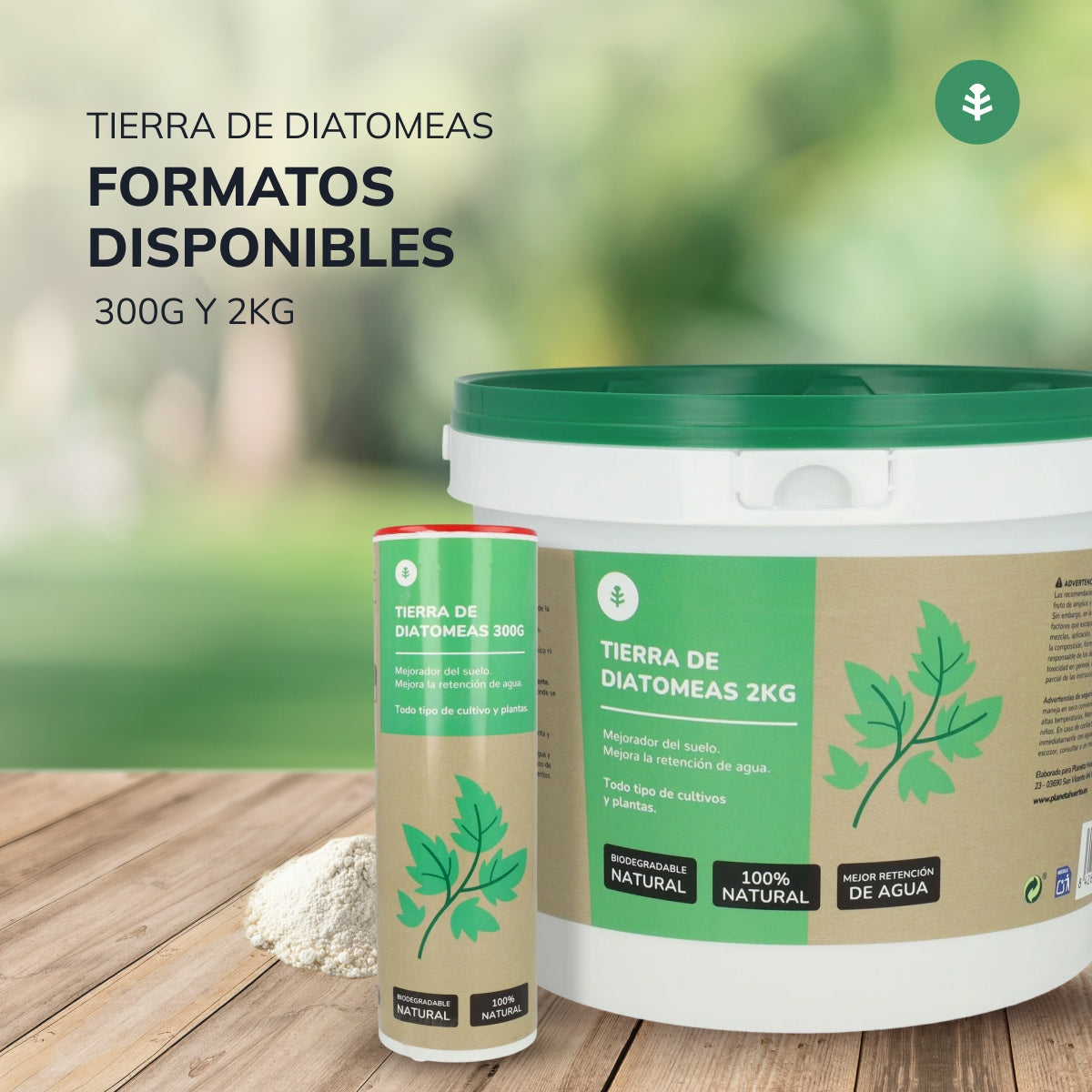 Pack 3x Tierra de Diatomeas Planeta Huerto 2 Kg