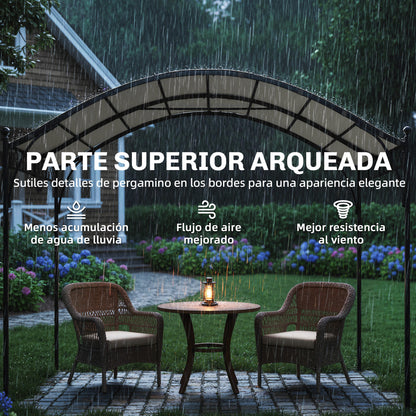 Outsunny Pérgola De Jardín 3x3 M_3