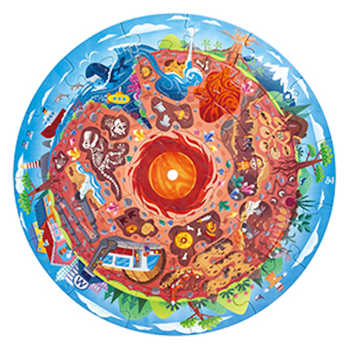 Puzzle Mundo Subterráneo Hape_5