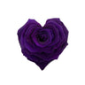 Corazon Lila Oscuro 12cm Preservado