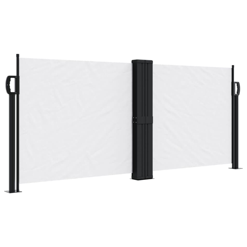 Vidaxl Toldo Lateral Retráctil Blanco 100x1000 Cm_0