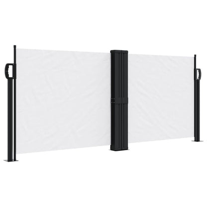 Vidaxl Toldo Lateral Retráctil Blanco 100x1000 Cm_0