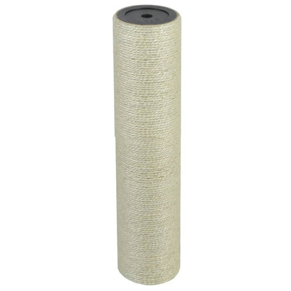 Vidaxl Poste Rascador Para Gatos 8x35 Cm 10 Mm Beige_0