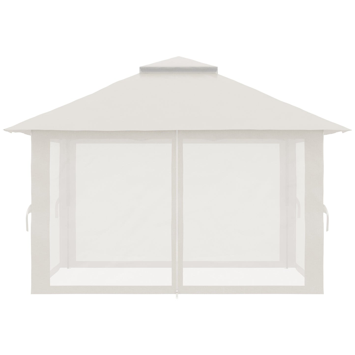 Outsunny Carpa Plegable Pop-up 4x4x2,8 M Altura Ajustable Protección Uv50+_4
