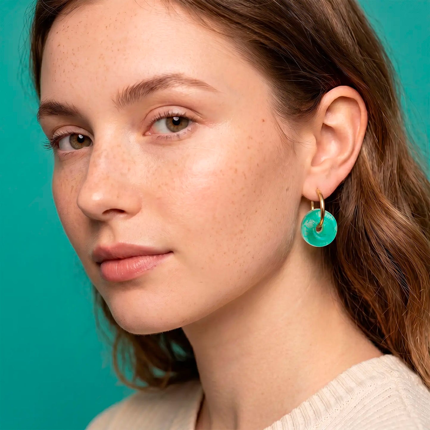 Pendientes Pantín Nature Vibes x Aurarte – Vidrio de Mar Reciclado de Galicia_3