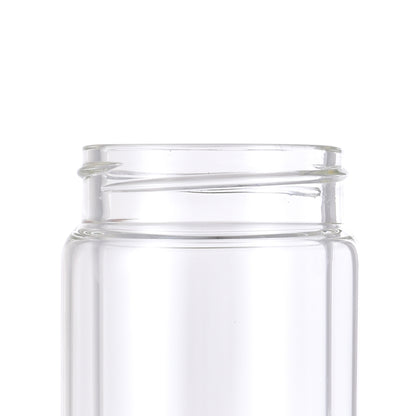 Botella De Agua De Doble Pared 350ml Borosilicato Black & White Be_2