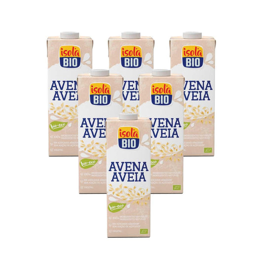 Pack 6 x Bebida de Avena BIO Isola Bio 1 L