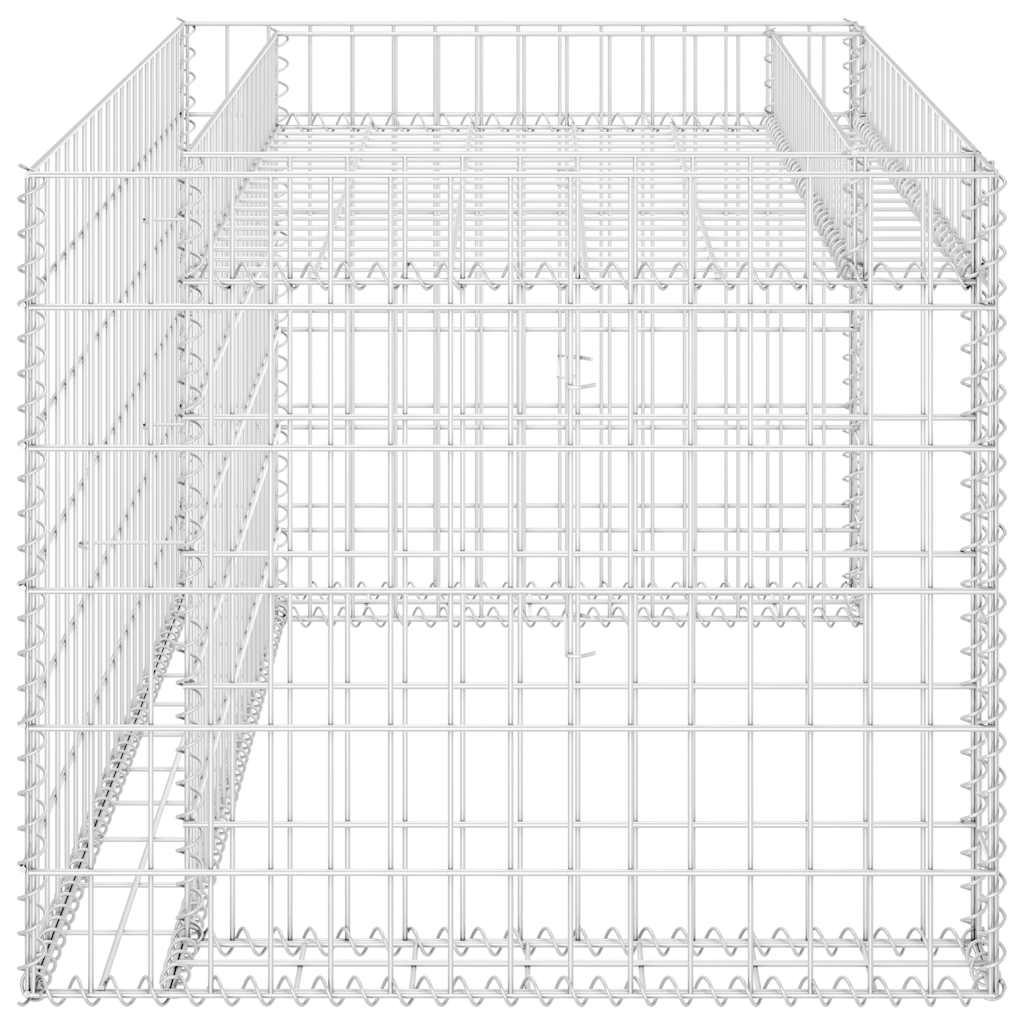 Cobertizo De Cortacésped Con Arriate Alambre Acero 110x80x60 Cm_3