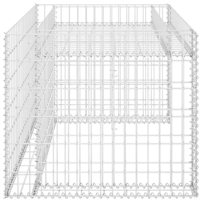 Cobertizo De Cortacésped Con Arriate Alambre Acero 110x80x60 Cm_3