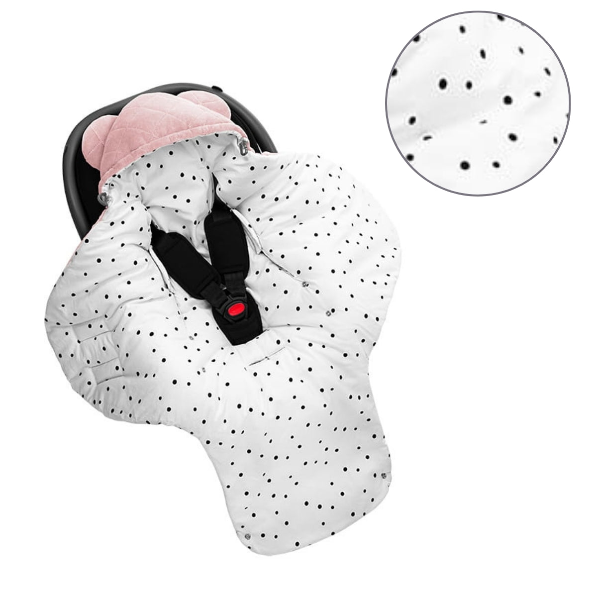 Saco Para Grupo 0 Unviersal Invierno Royal Baby Pink_2