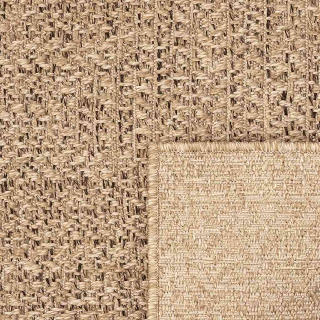 Vidaxl Alfombra Zizur Aspecto Yute Interior/exterior Beige 240x340 Cm_4