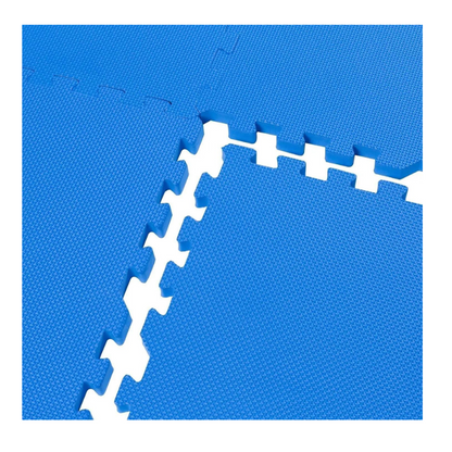 Esterilla Tipo Puzzle Protector De Gimnasio Suelo Acolchado Perpetual Azul (18 Piezas-30x30cm)_1