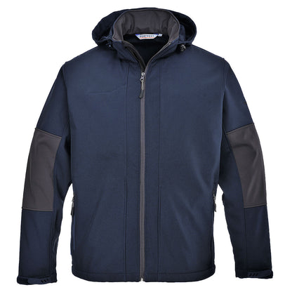 Softshell Con Capucha (3 Capas) / L / Negro_1