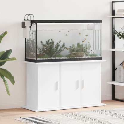 Vidaxl Soporte Para Acuario Madera De Ingeniería Blanco 101x41x58 Cm_1
