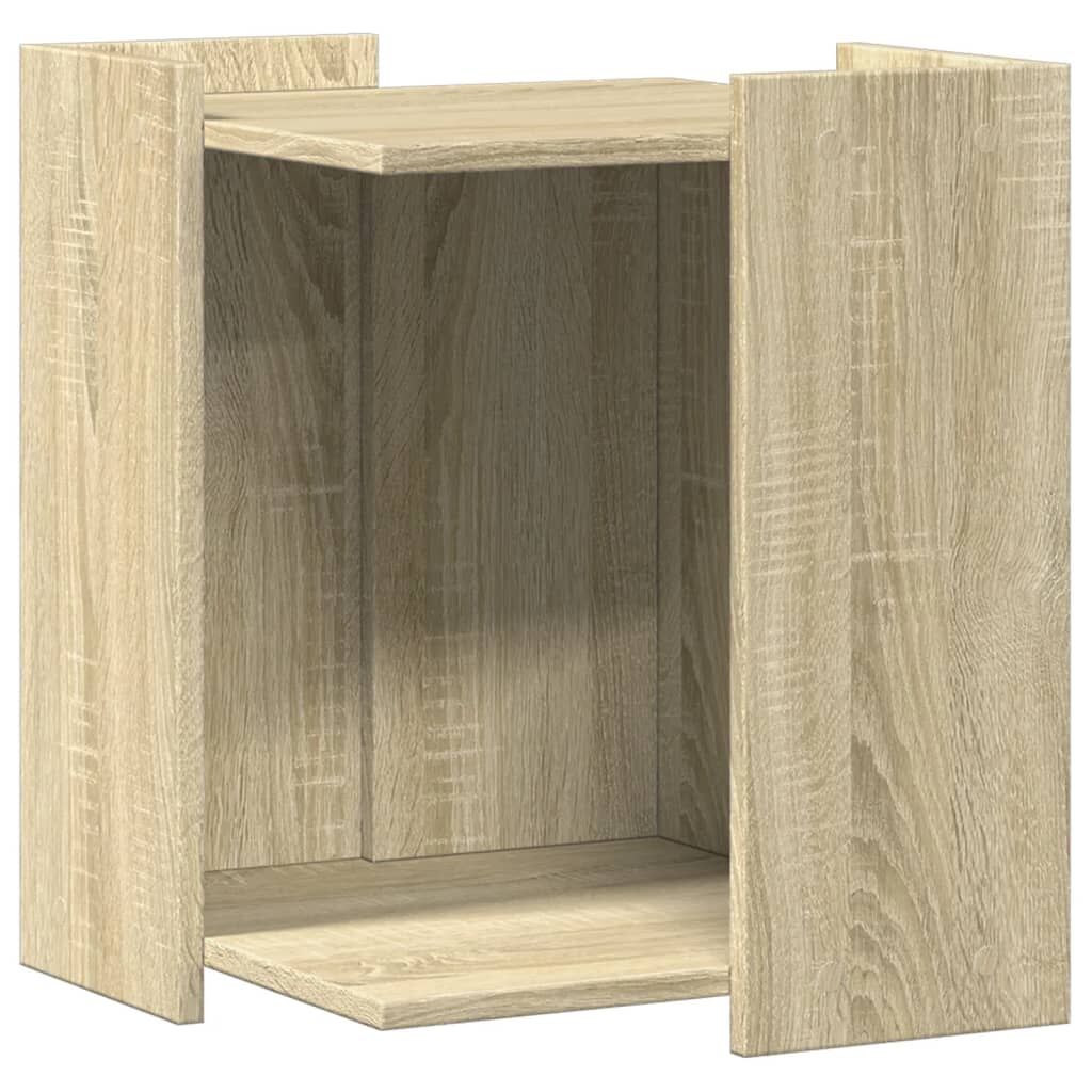 Vidaxl Mueble Arenero Para Gatos Madera Roble Sonoma 42x42x51 Cm_0