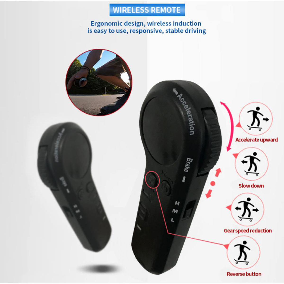 Skate Eléctrico Hi-flying Jupiter-02 450wx2-36v-6ah (216wh) - Rueda 90mm_3