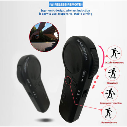 Skate Eléctrico Hi-flying Jupiter-02 450wx2-36v-6ah (216wh) - Rueda 90mm_3