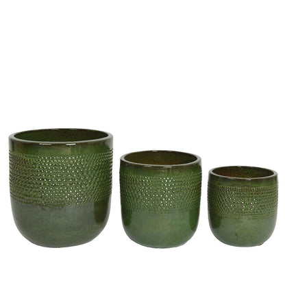 Macetero Terracota Verde 48cm