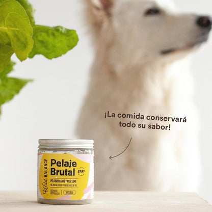 Pelaje Brutal Suplemento para mascotas Wild Balance 100 g