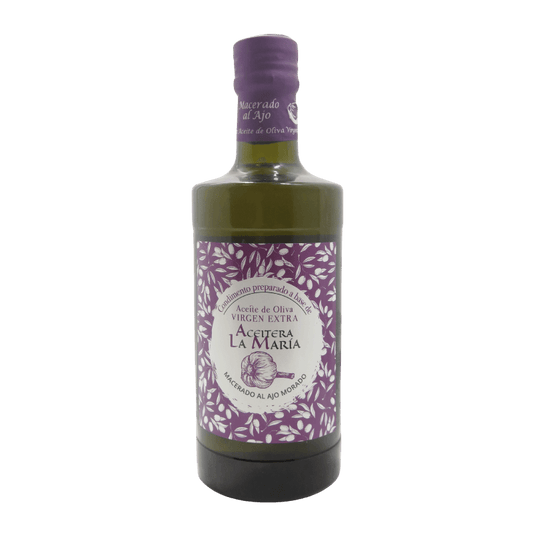 Aceite De Oliva Virgen Extra Macerado Al Ajo Morado 50 Cl Cristal_0