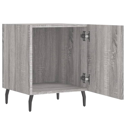Mesitas Noche 2 Uds Madera Ingeniería Gris Sonoma 40x40x50 Cm_3