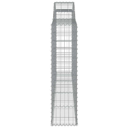 Cestas Gaviones 20 Uds Forma De Arco Hierro 300x30x120/140 Cm_4