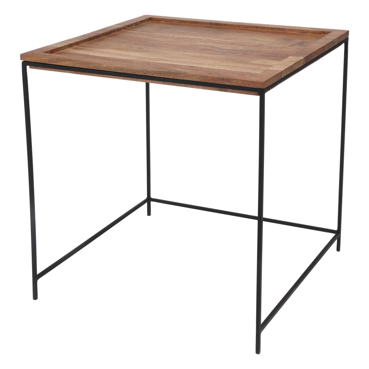 Well Home Set De 3 Mesas Auxiliares En Madera De Acacia_3