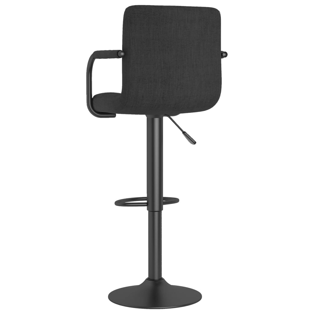 Taburete De Cocina De Tela Negro_3
