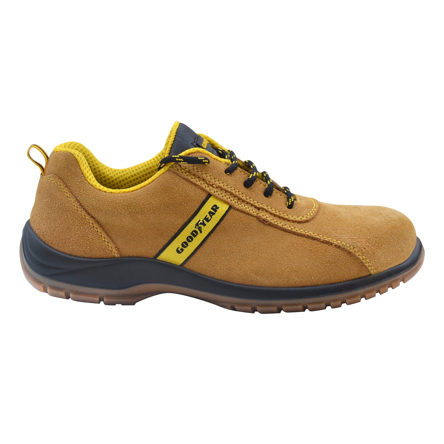 Goodyear Calzado De Seguridad En Piel Serraje Color Camel Talla 45_0