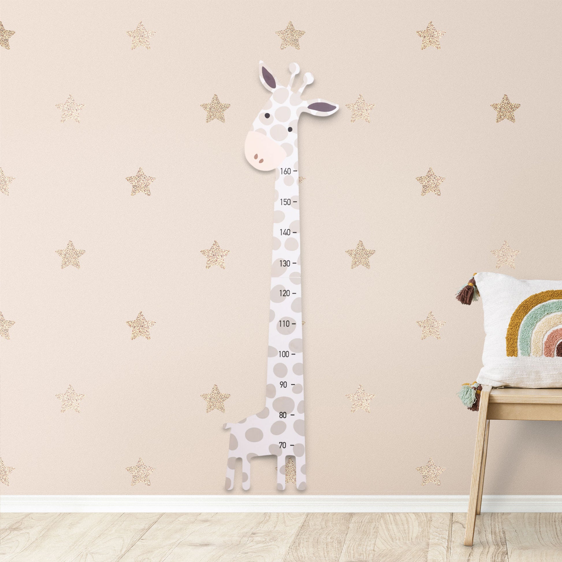 Well Home Tablero Para Medir En Forma De Jirafa Mdf H.140cm_2