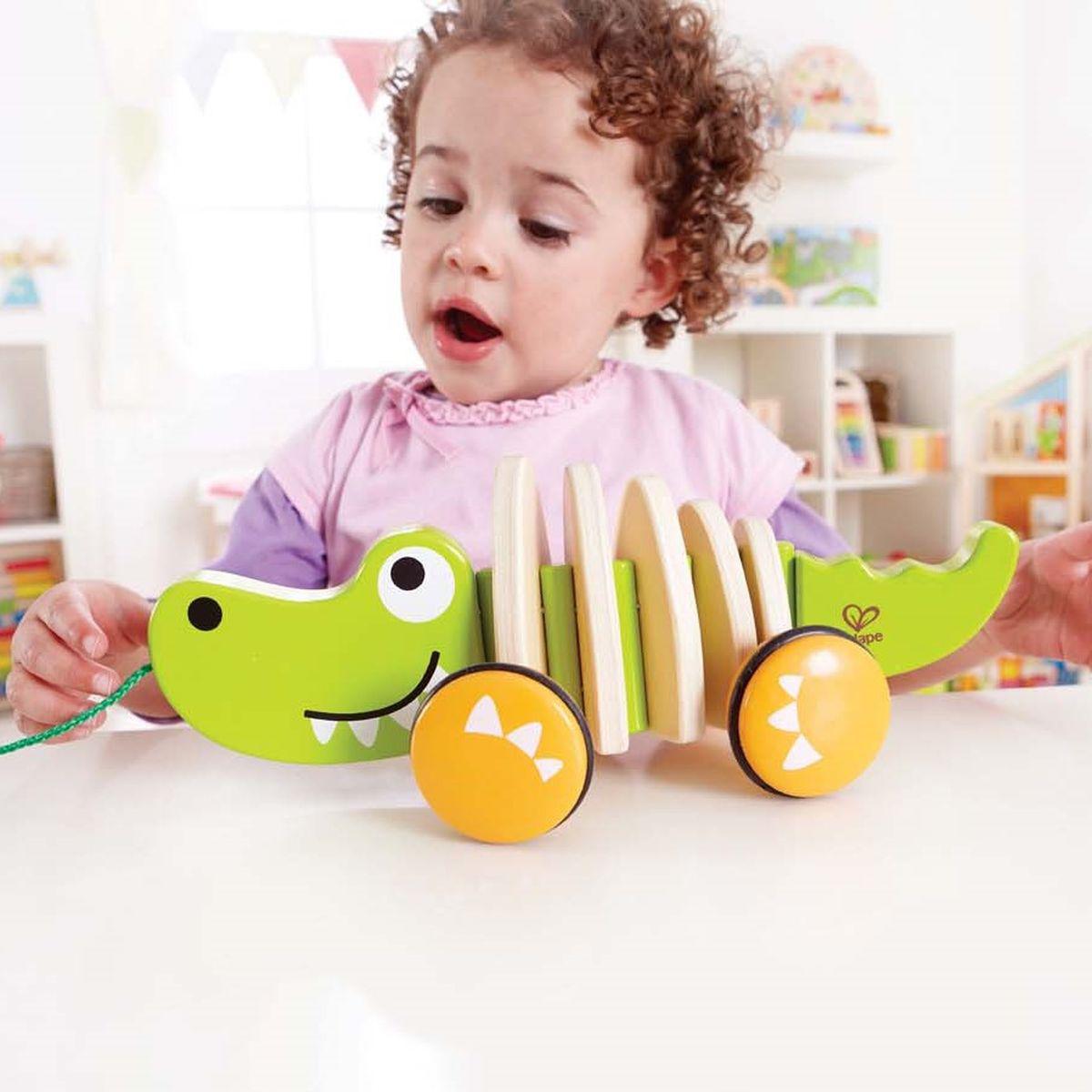 Juguete Arrastre Crocodile Hape_2