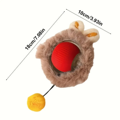 Intimeg Pelota De Peluche Eléctrica Para Gatos_4