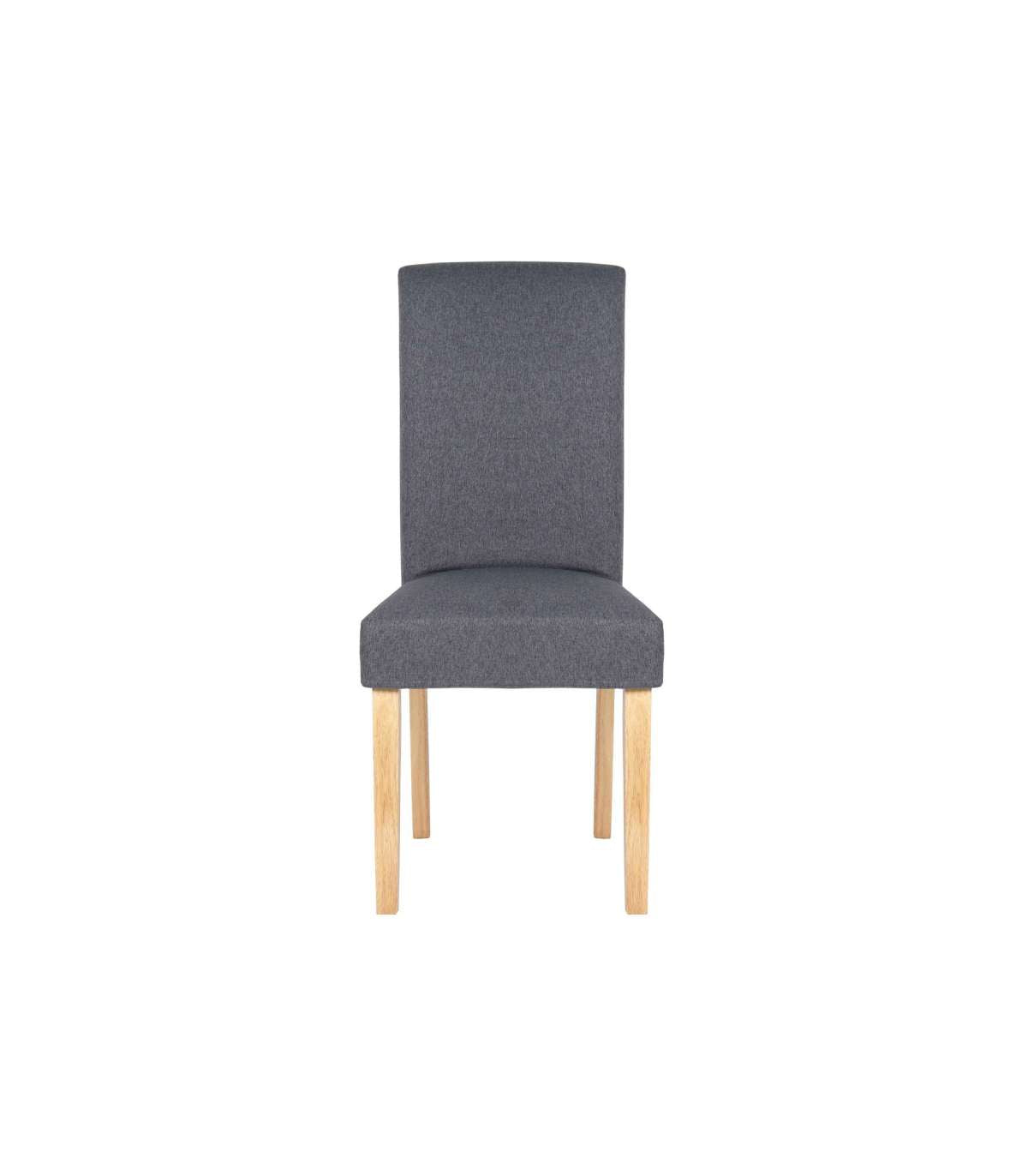 Pack De 2 Sillas Africa Tapizado Tejido Gris, 47cm(ancho) 100cm(altura) 60cm(fondo)_2
