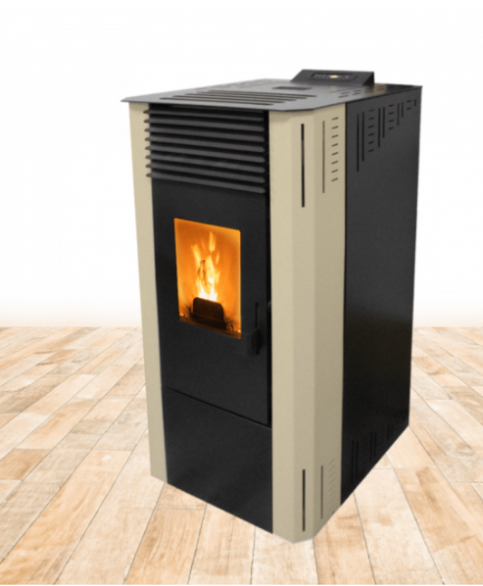 Fabricalor Estufa De Pellets Classic 12 Marfil Ventilada_0