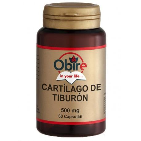 Cartílago de tiburón 500 mg Obire, 60 cápsulas