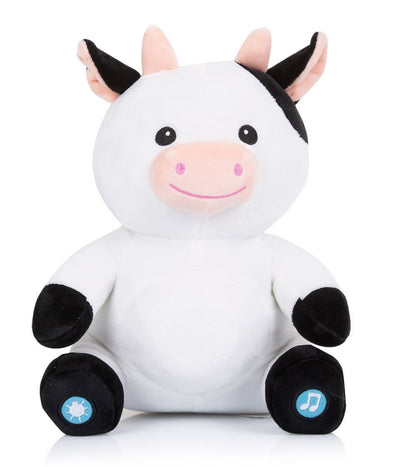 Peluche Musical Y Lámpara De Noche Para Bebés Recién Nacidos Cow_0