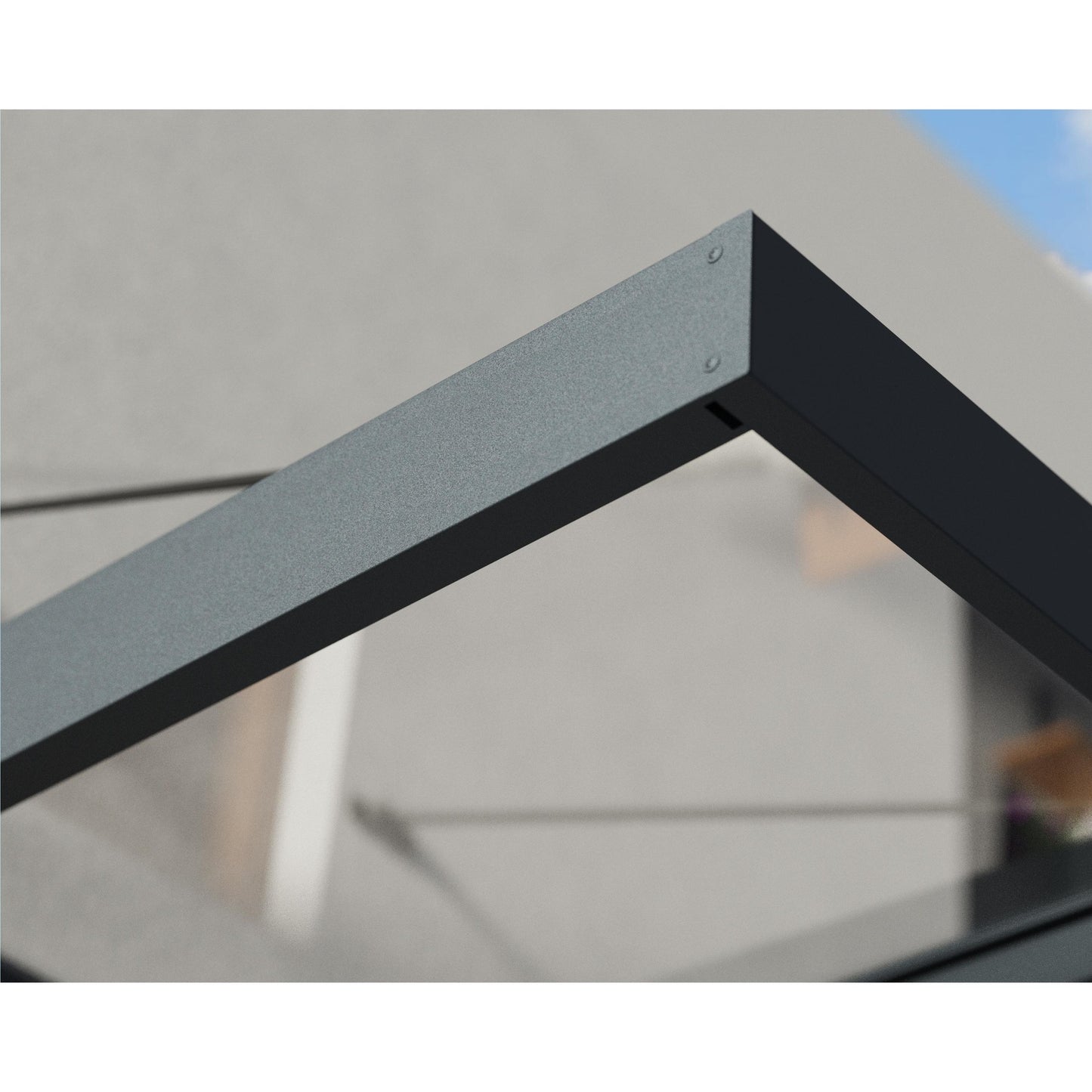 Marquesina para puerta Sophia XL 140x750 cm transparente Canopia