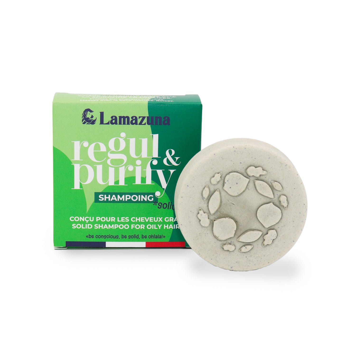 Champú sólido para cabellos grasos Hierbas Silvestres Lamazuna 55 g