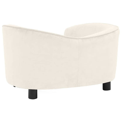 Vidaxl Sofá Para Perros Felpa Crema 69x49x40 Cm_4