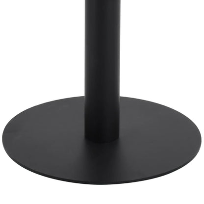 Mesa De Jardín Bistró Mdf Marrón Oscuro 60x60 Cm_3