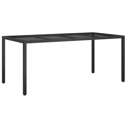 Vidaxl Set De Comedor De Jardín 7 Pzas Y Cojines Ratán Sintético Negro_5