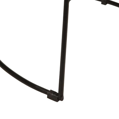 Taburetes De Barra 2 Uds Negro 49x43x103 Cm Madera Maciza Mango_5