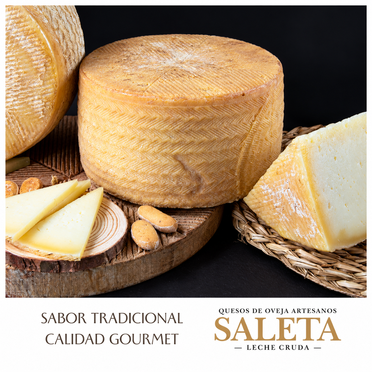 Cesta Quesos Gourmet | 6 Cuñas Queso Semicurado, Curado, Con Guindilla, Trufa, Añejo Y En Aceite De Oliva Virgen_5