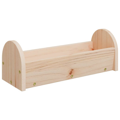 Vidaxl Comedero De Heno Para Conejos Madera Maciza Abeto 28x10x10 Cm_4