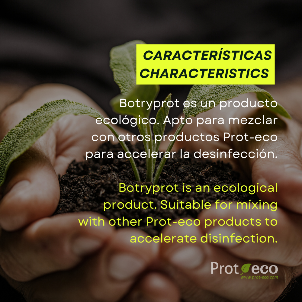 Botryprot  Actúa Frente A Los Efectos Negativos Que Podredumbres De Origen Fúngico Como Botrytis Prot-eco 100 ml